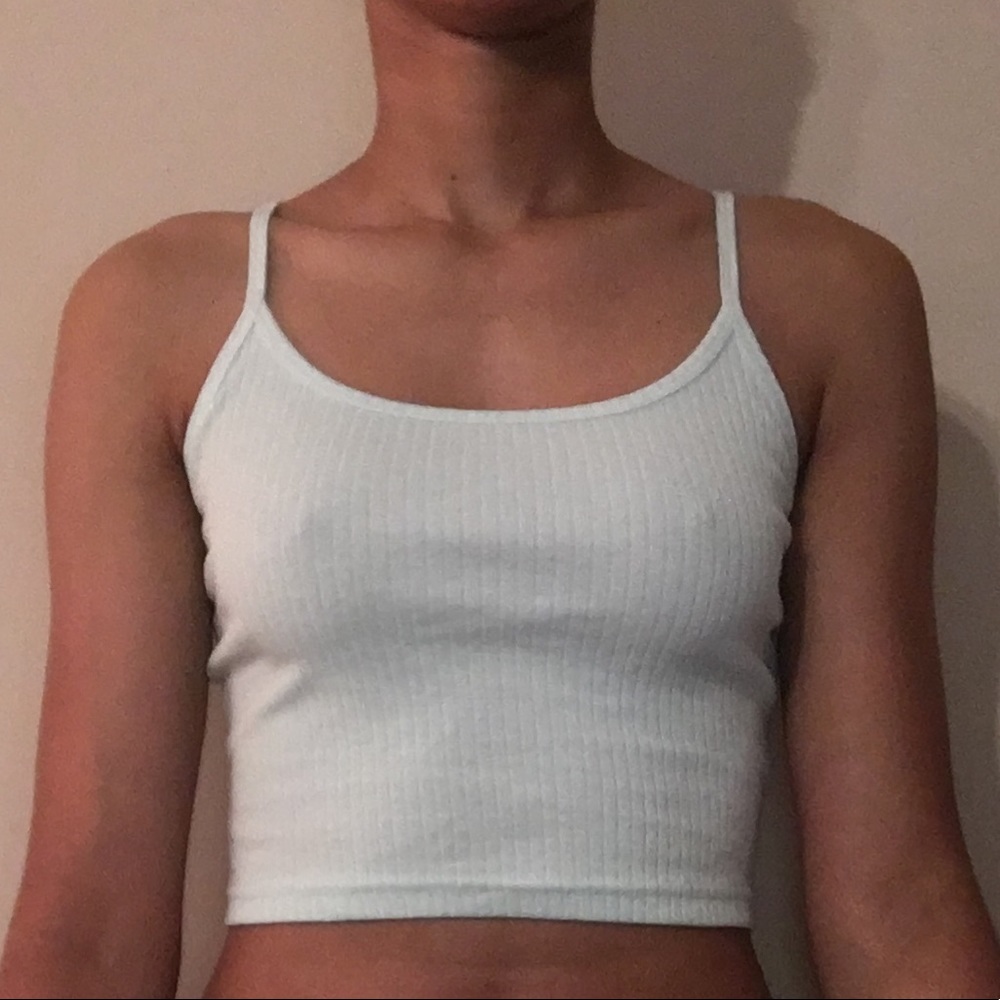 Mint Topshop Crop-Top